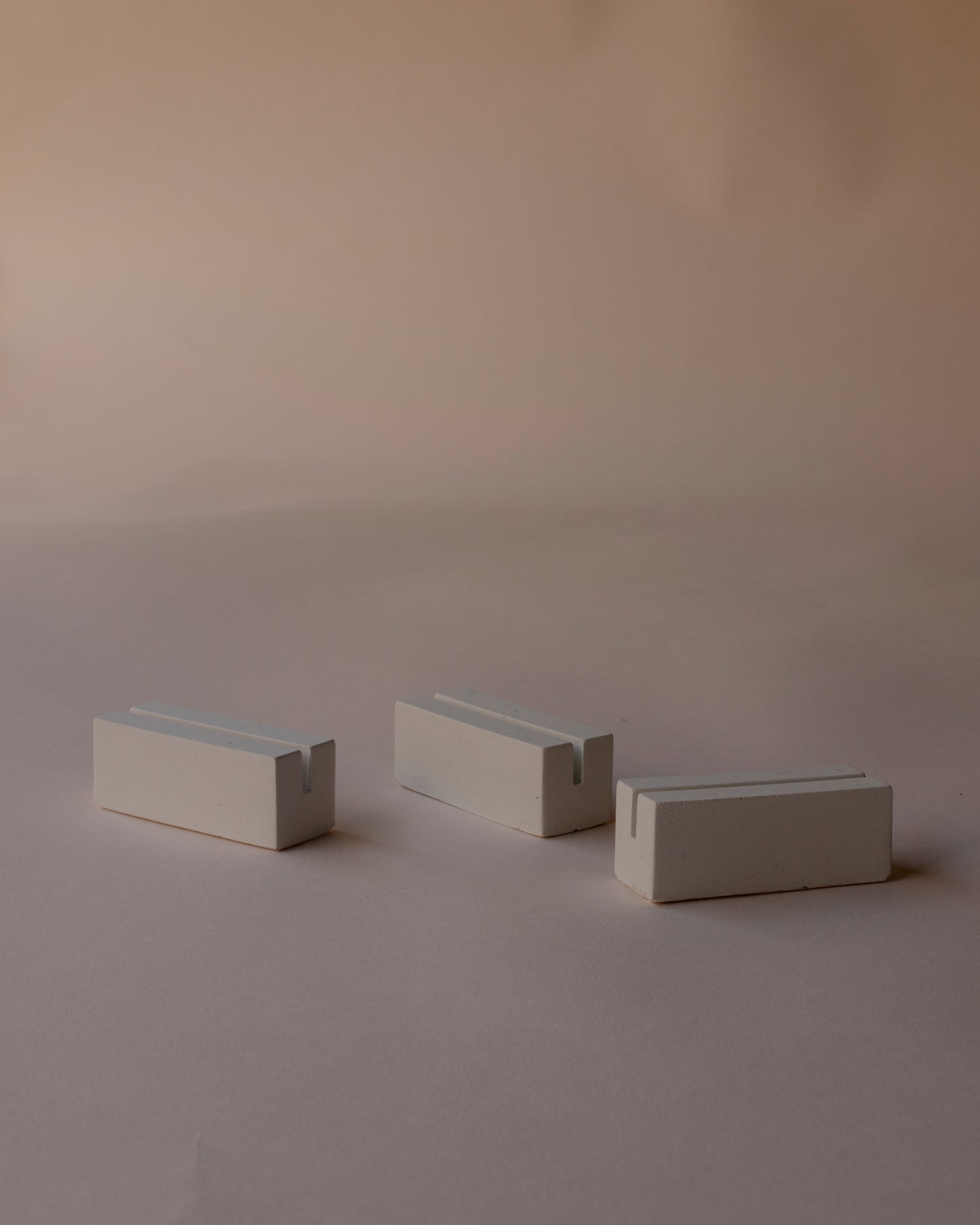 Plaster place card holders