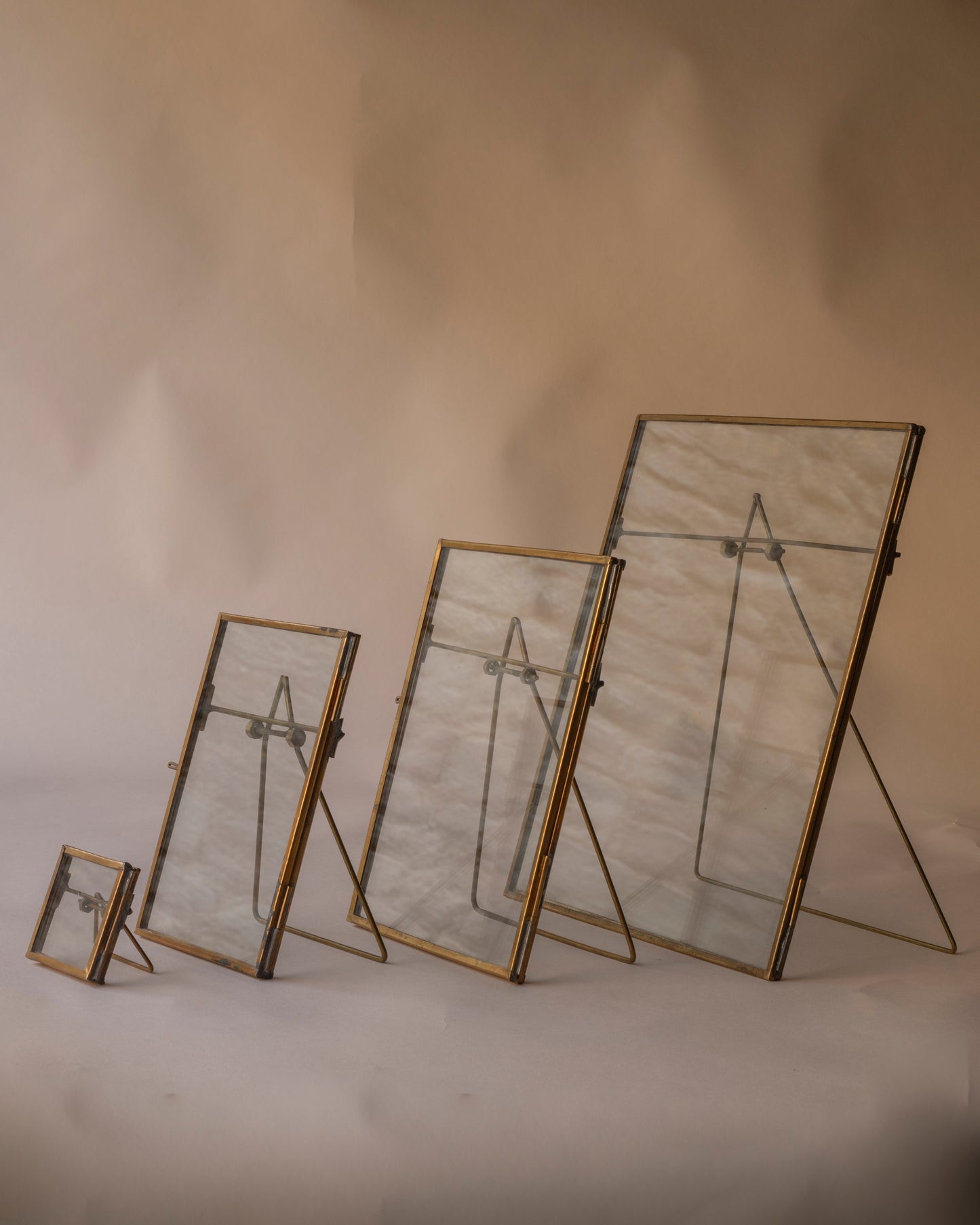 Antique brass frames ~ medium