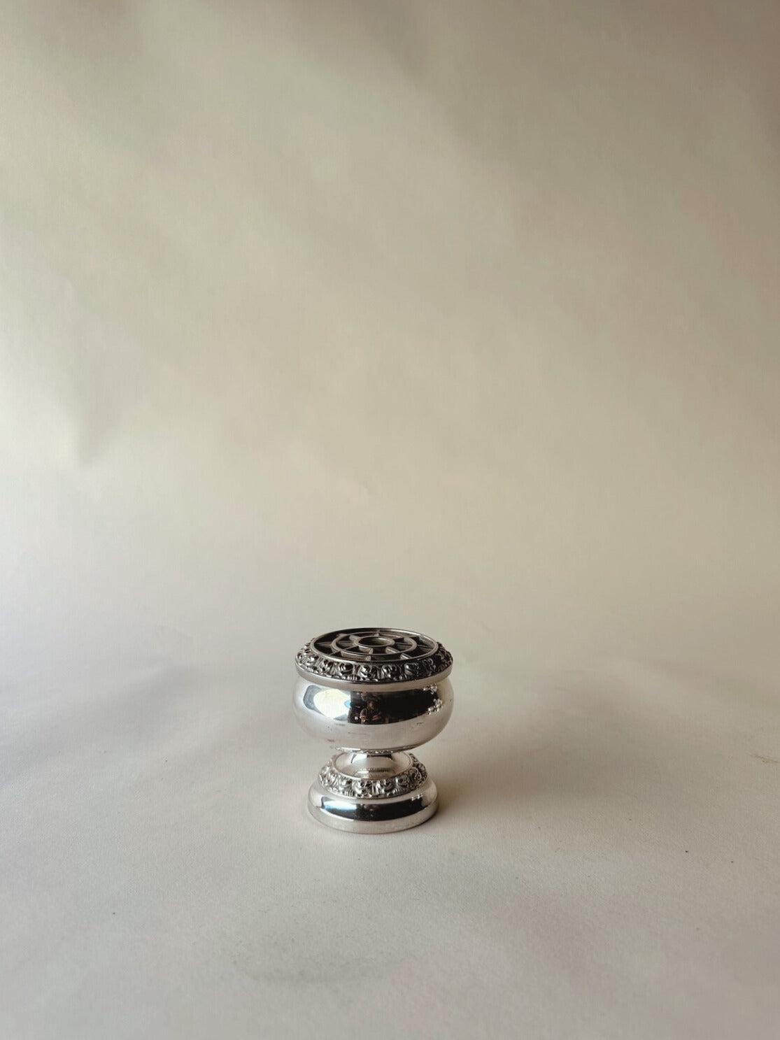 Silver plated rose bowls ~ mini