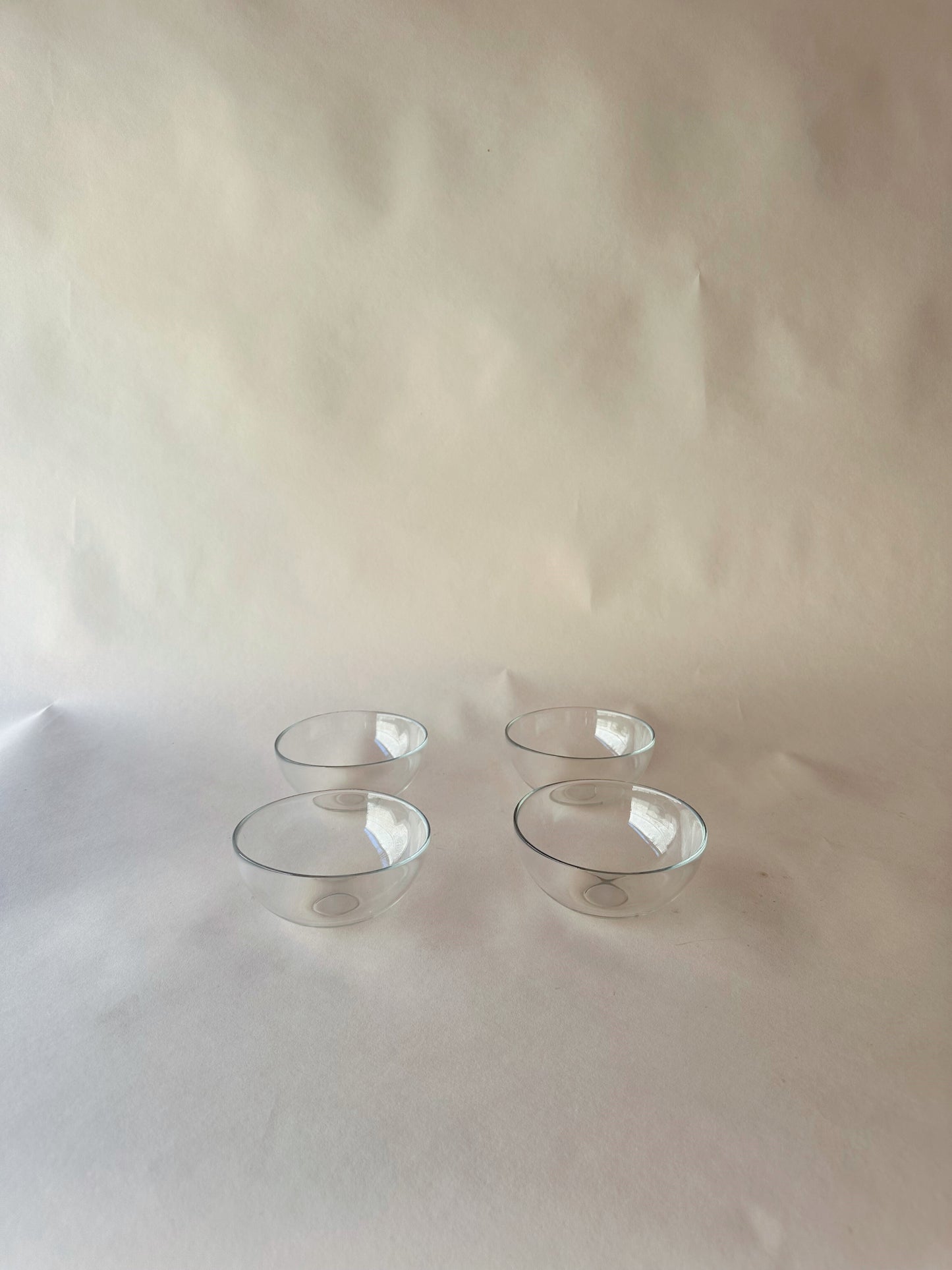 Small glass bowls