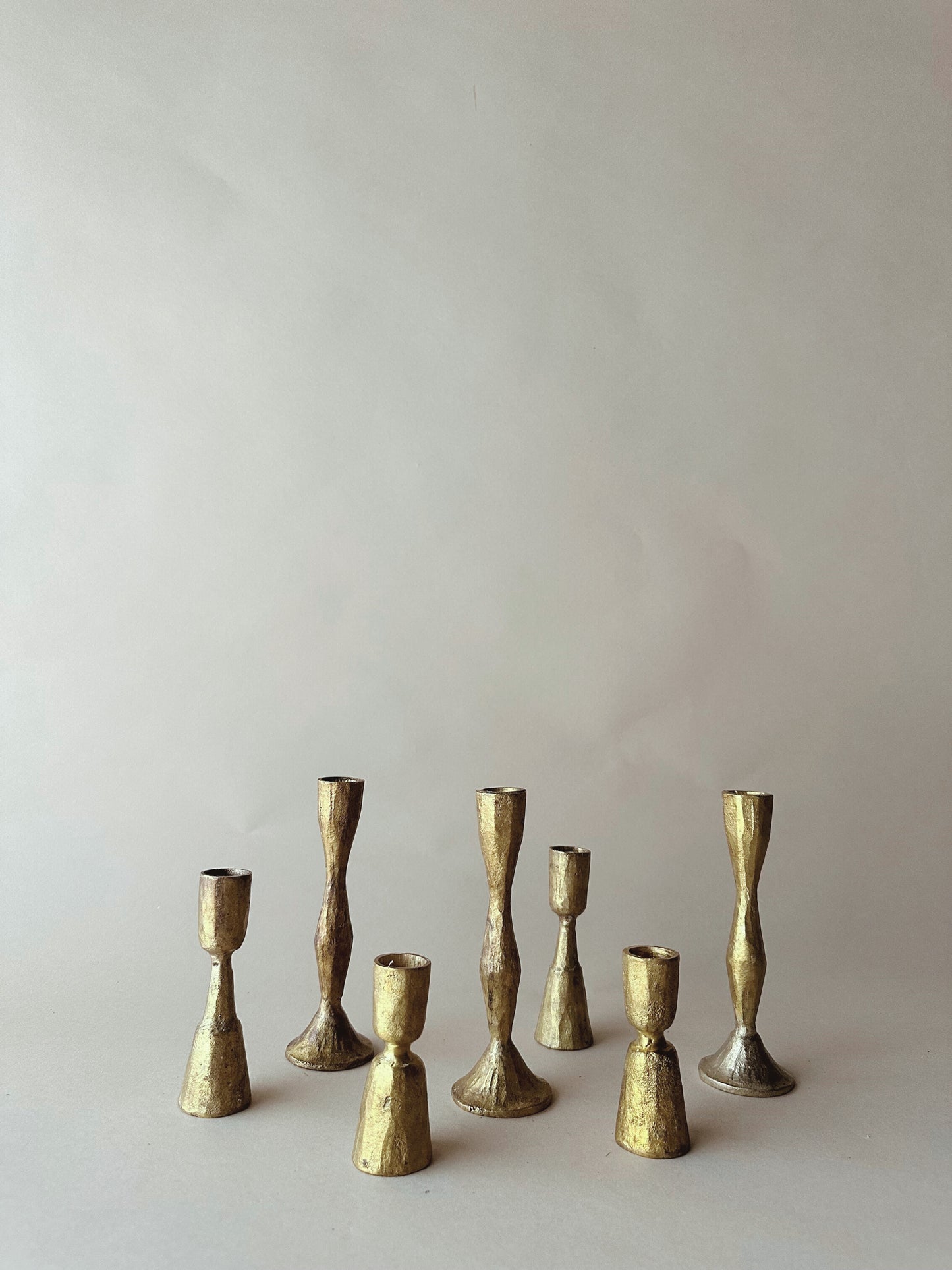Forged Brass candlesticks