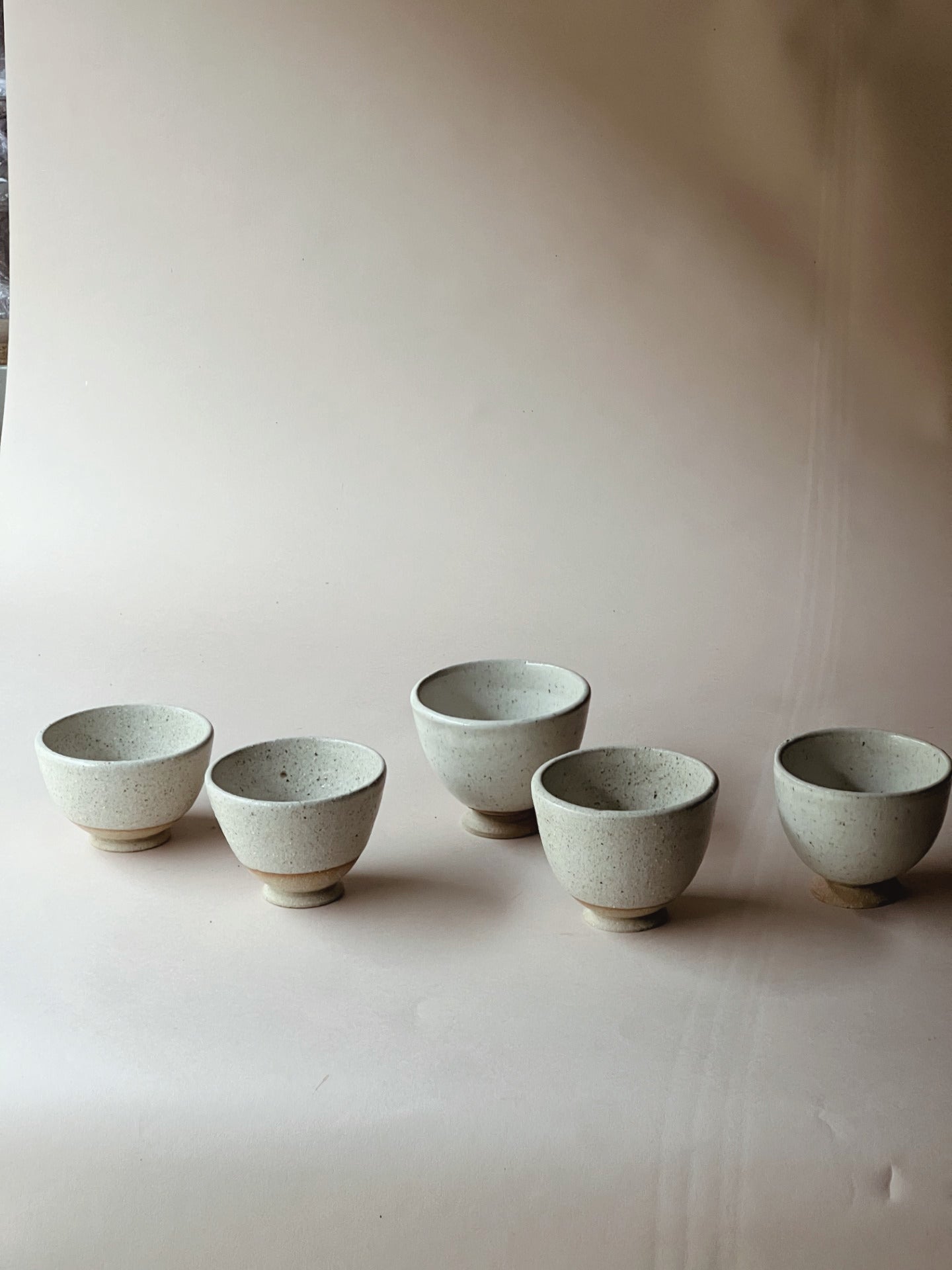Raw pottery food bowls