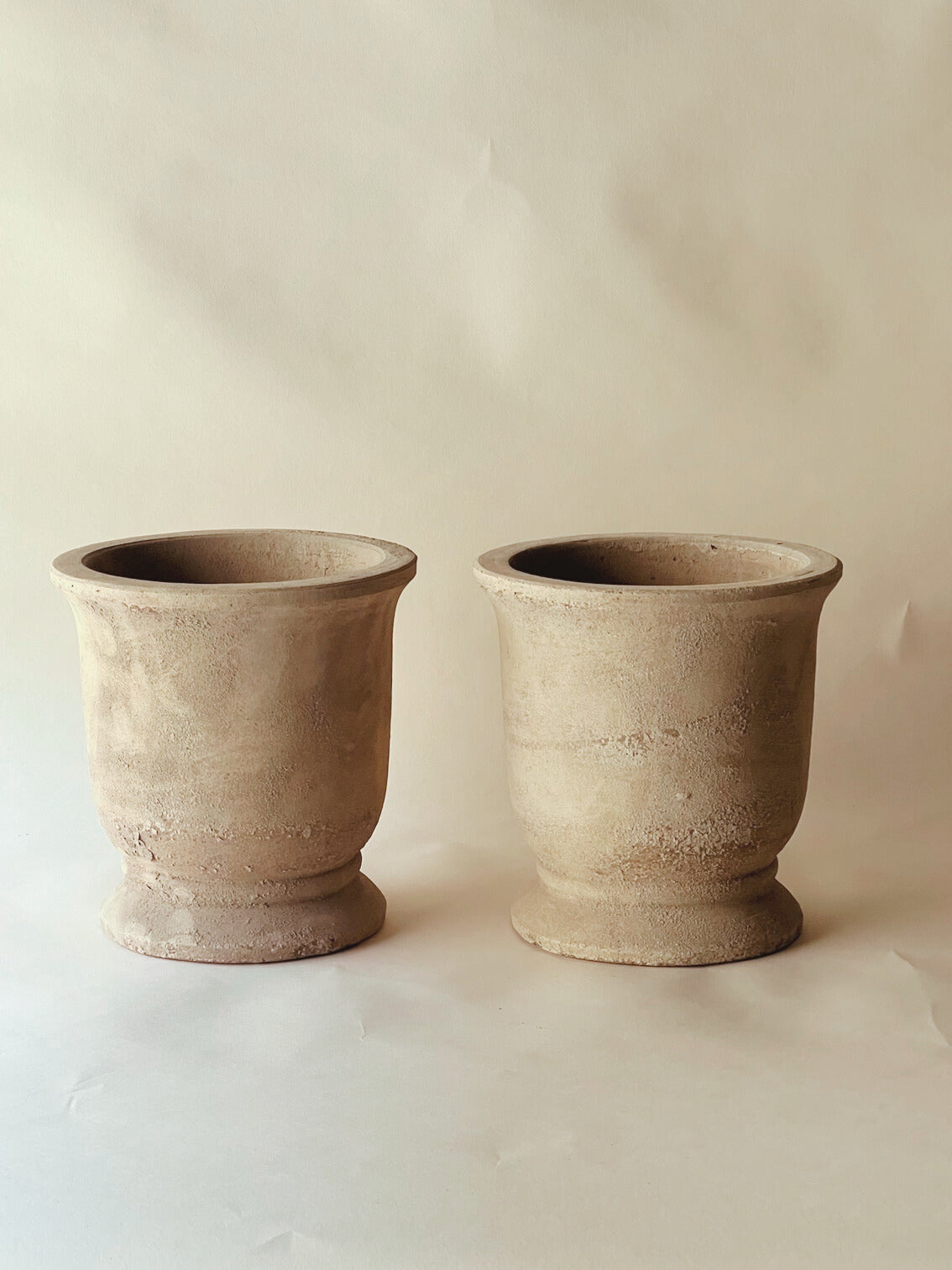 Sand stone urns ~ small
