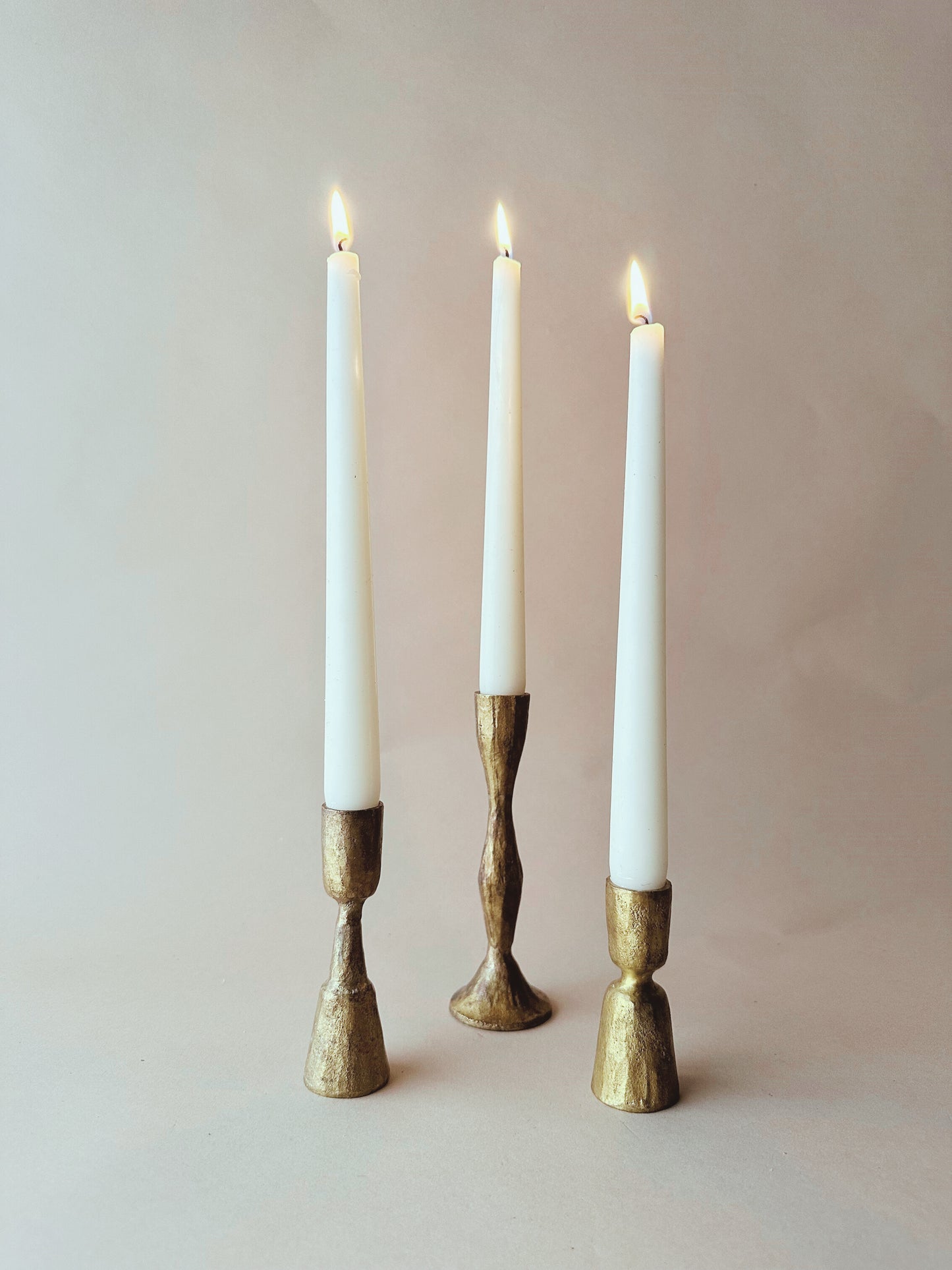 Forged Brass candlesticks