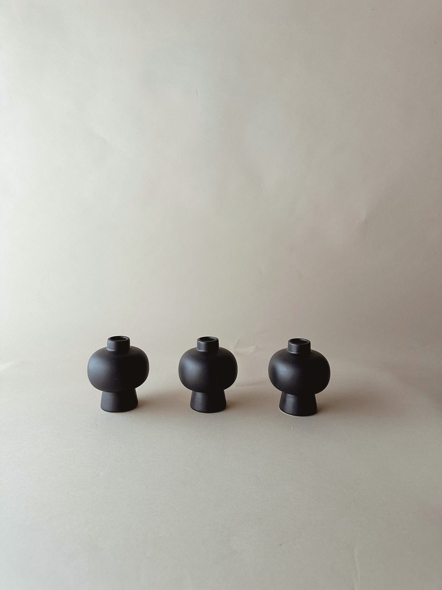 Black elm bud vases