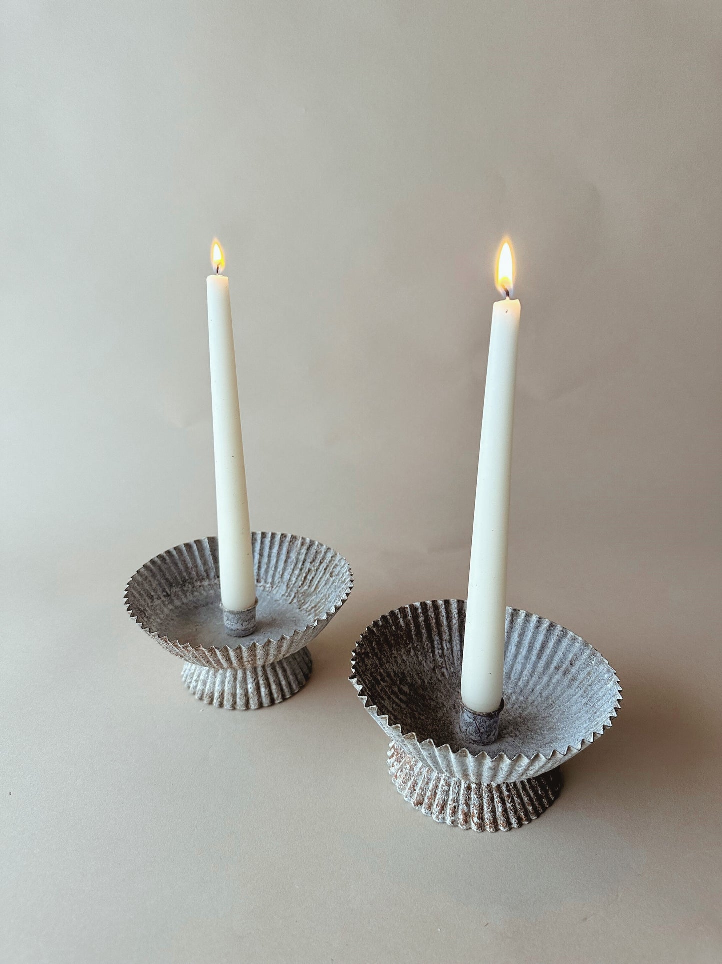 Metal Cupcake candle holders