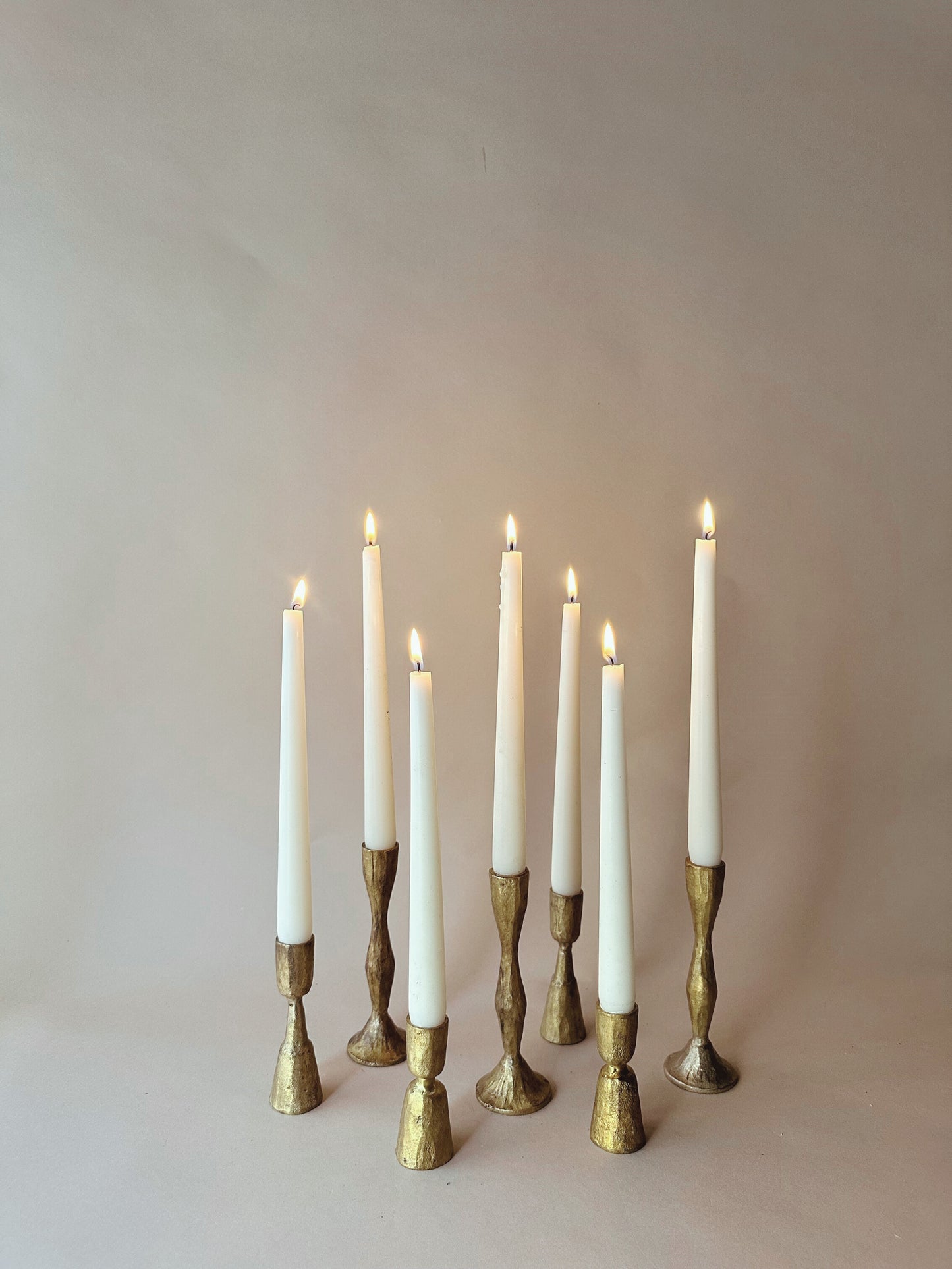 Forged Brass candlesticks