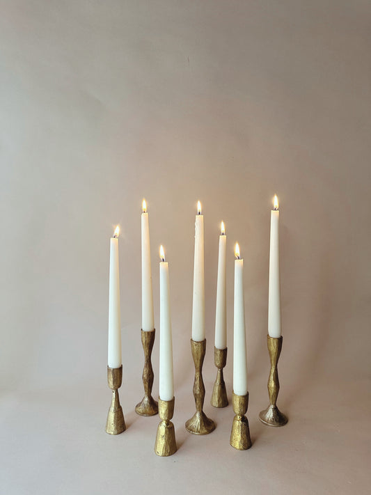 Forged Brass candlesticks