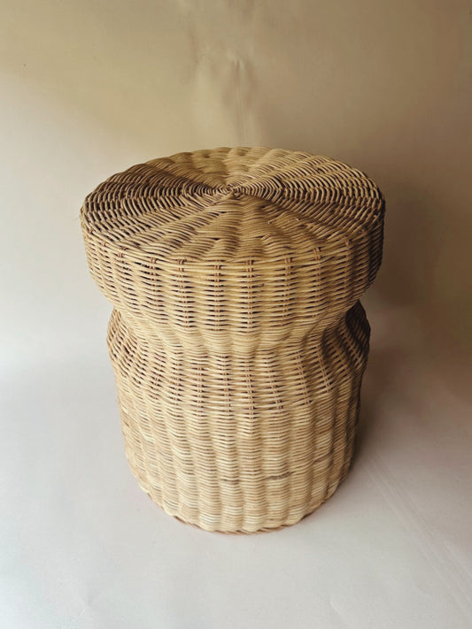 Rattan plinths