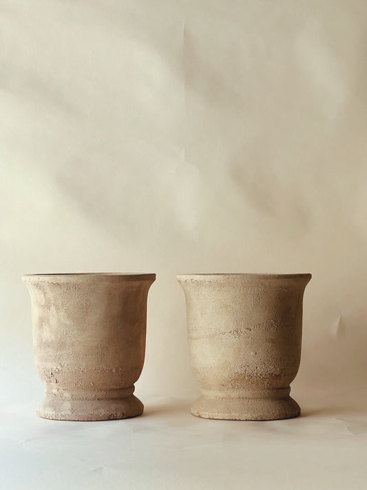 Sand stone urns ~ small