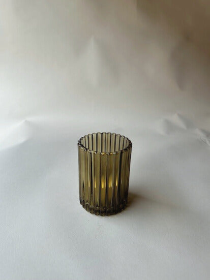 Ribbed  moss tumblers