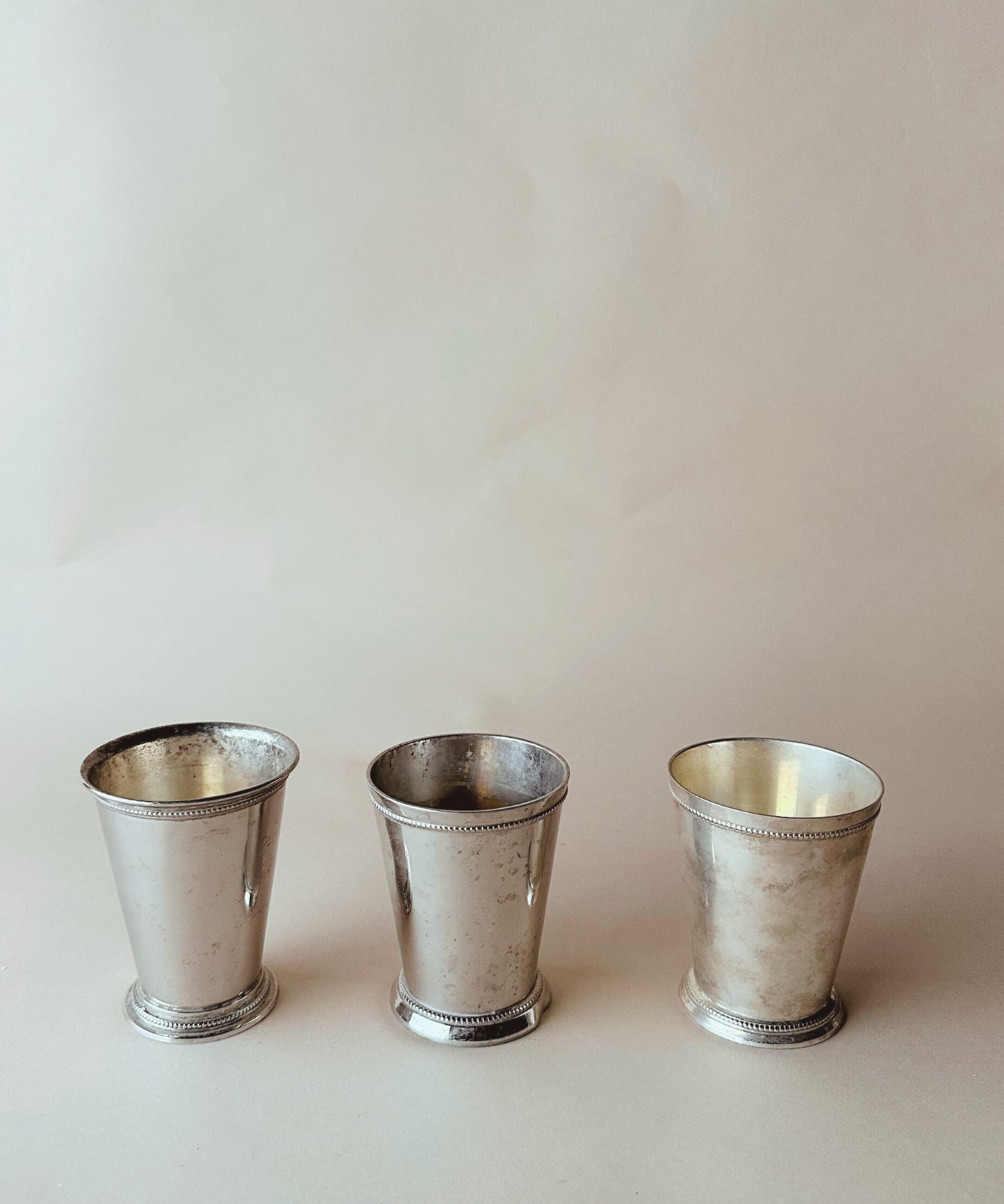 silver julip cups ~ small