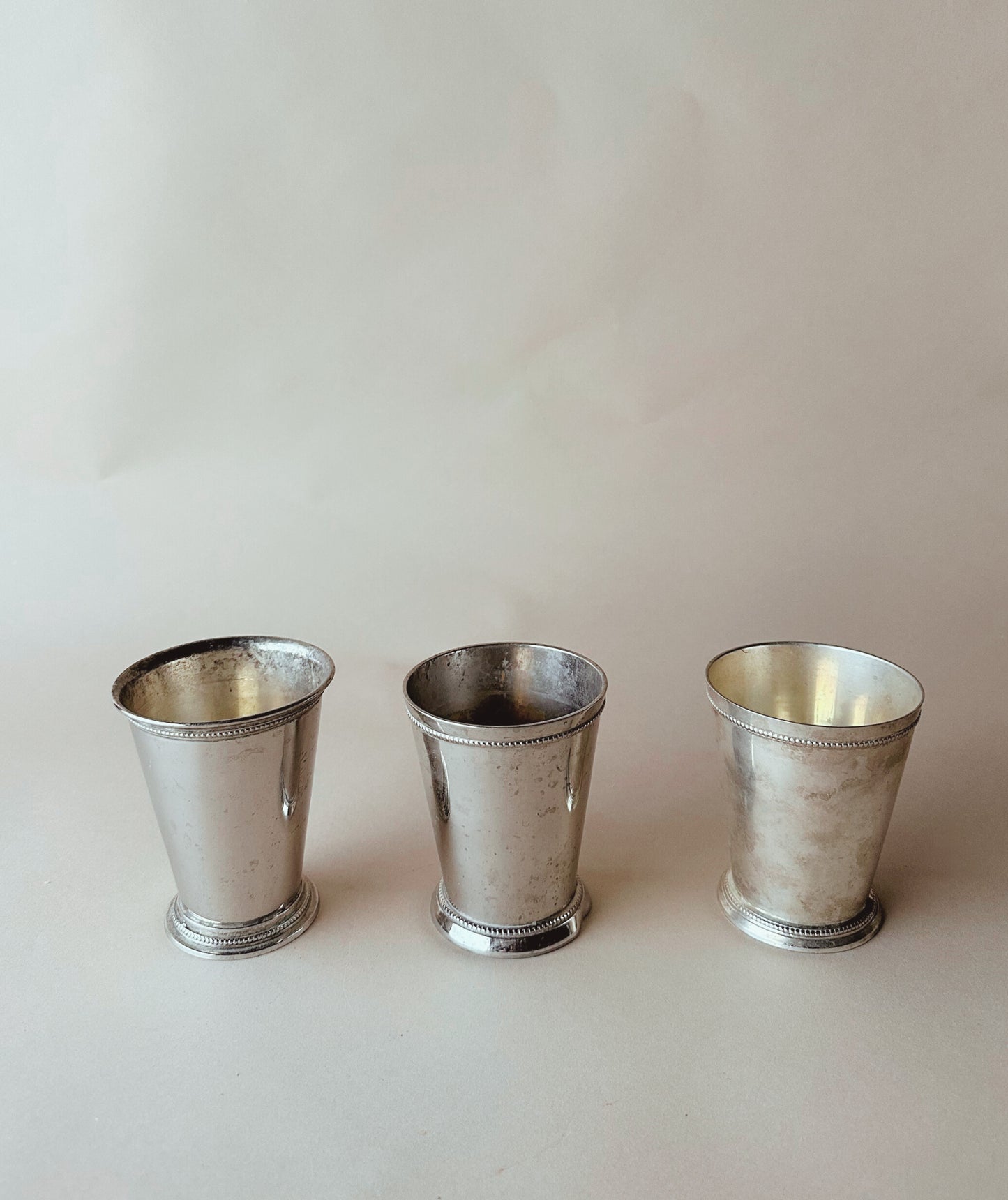 silver julip cups ~ small