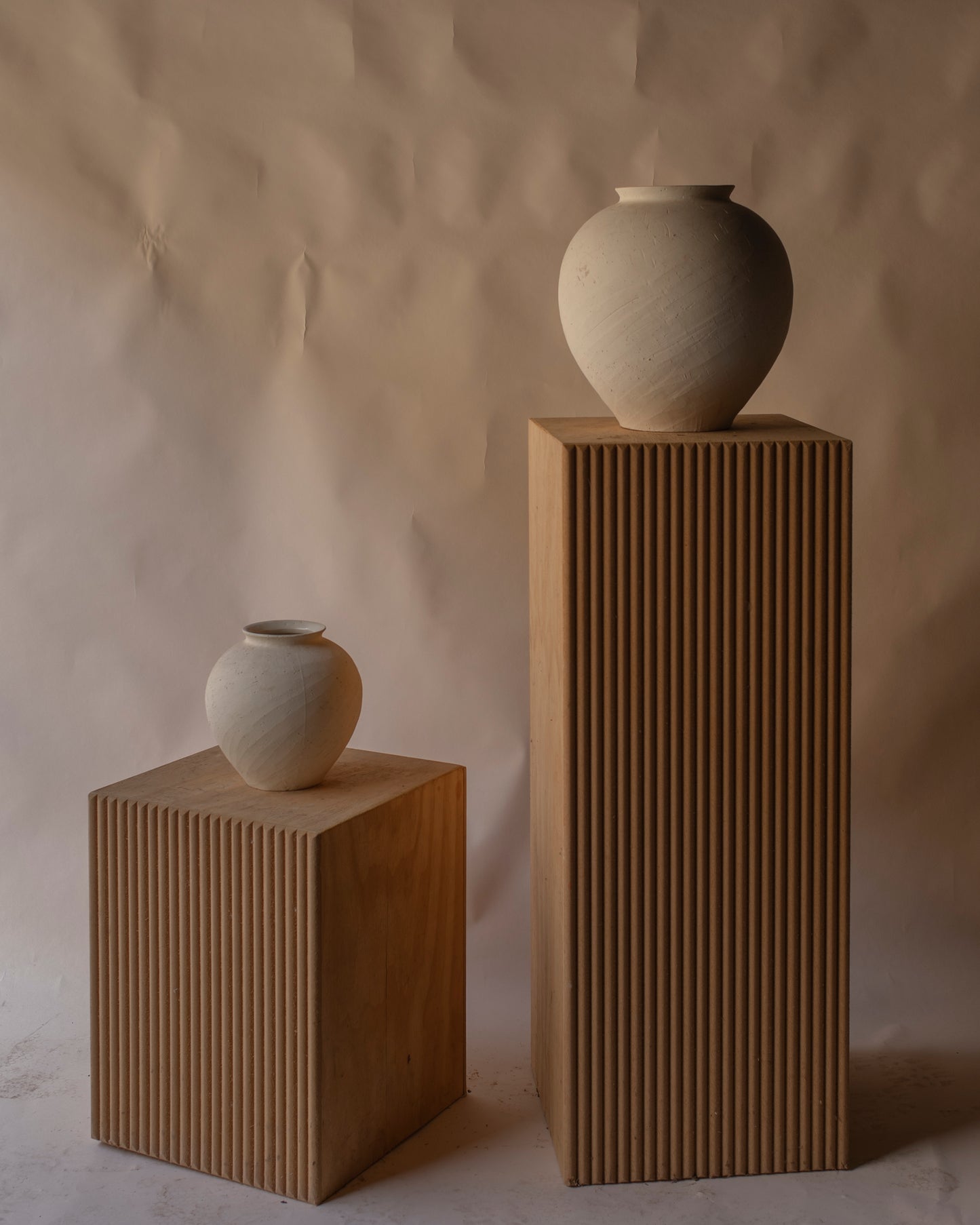 Natural ply plinths
