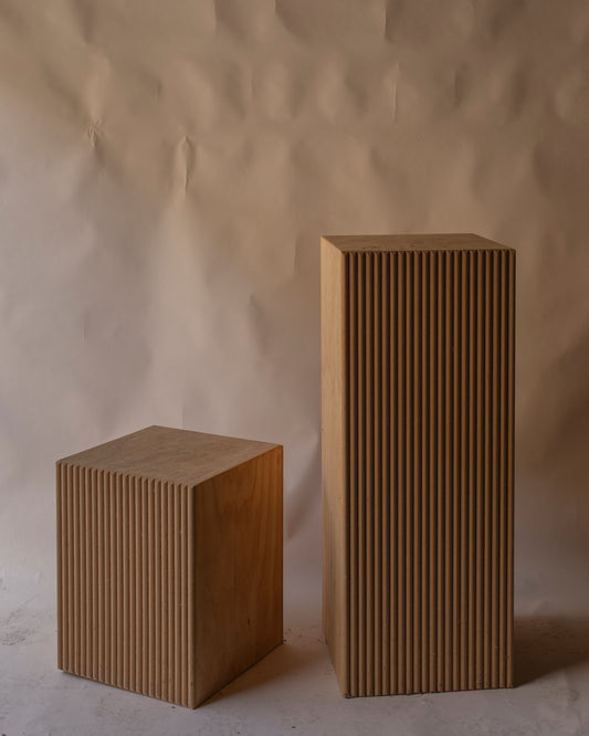 Natural ply plinths