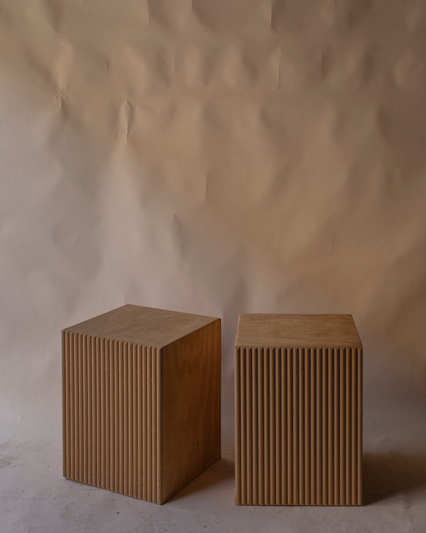 Natural ply plinths