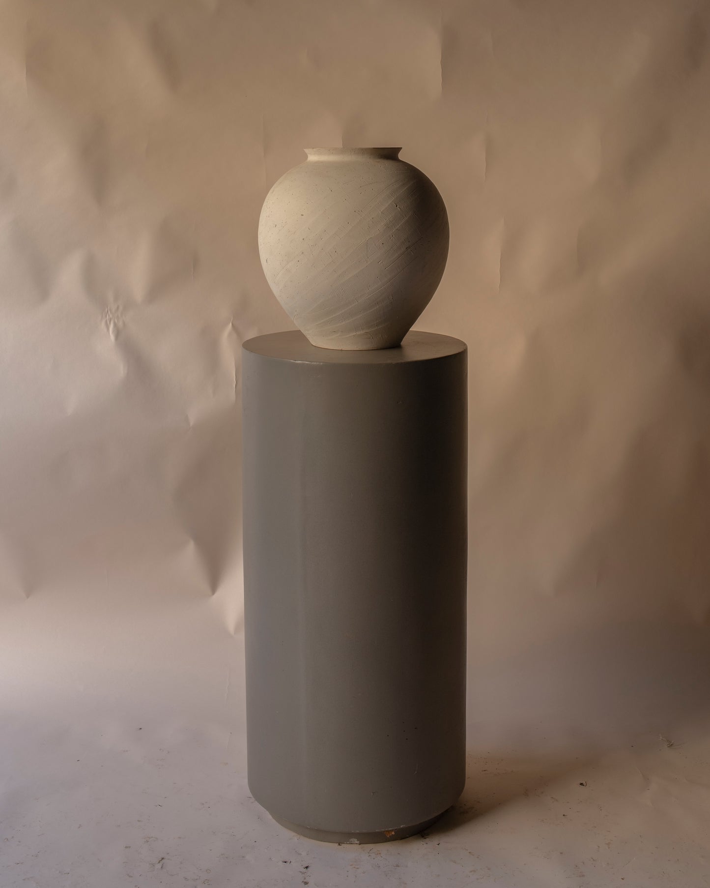 Concrete fibreglass column