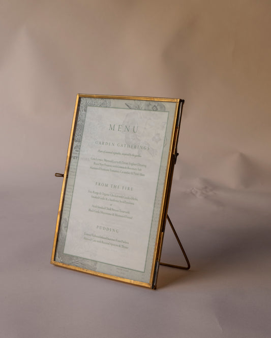 Antique brass frames ~ medium