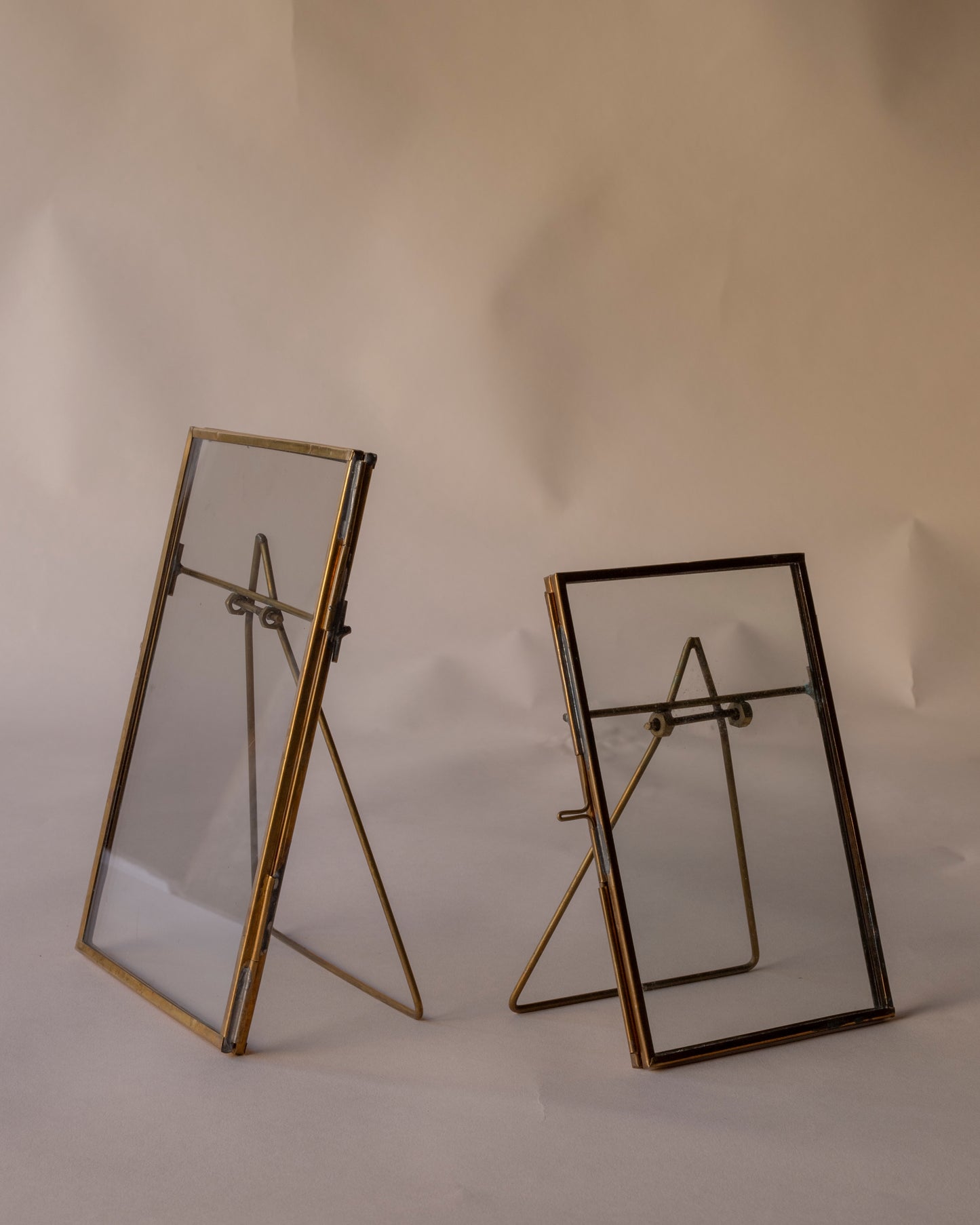 Antique brass frames ~ medium