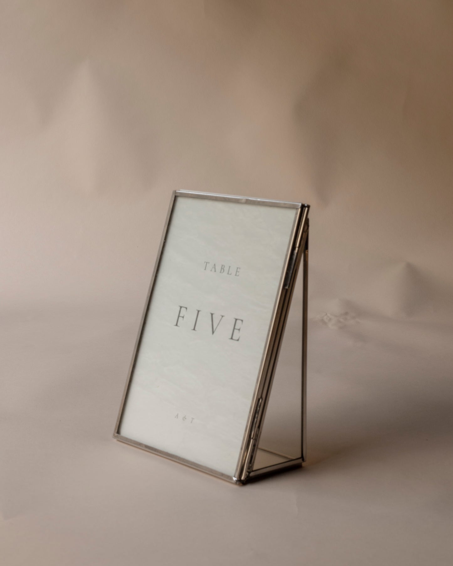 Contemporary silver frame