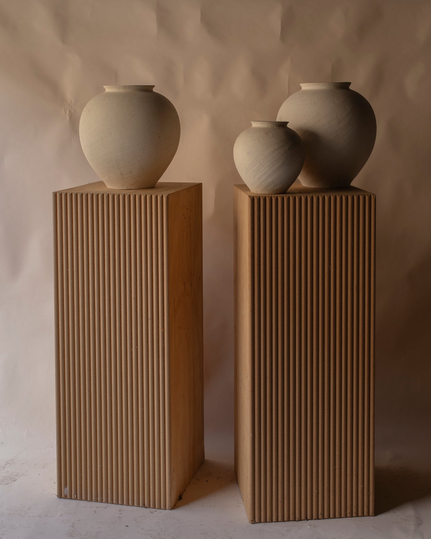 Natural ply plinths