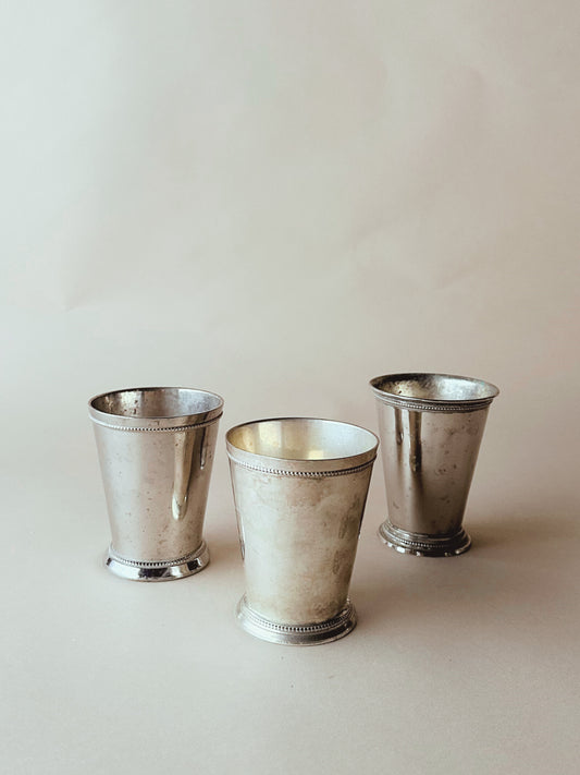 silver julip cups ~ small