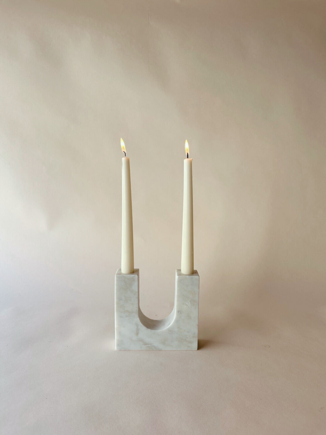 Marble candlesticks