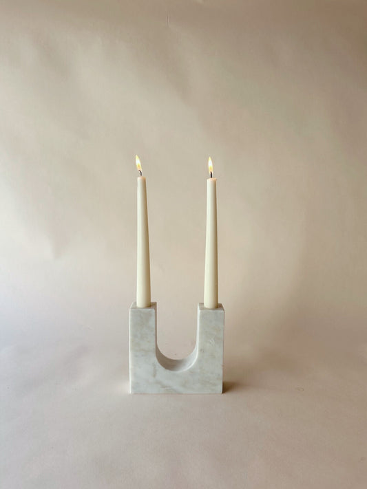 Marble candlesticks