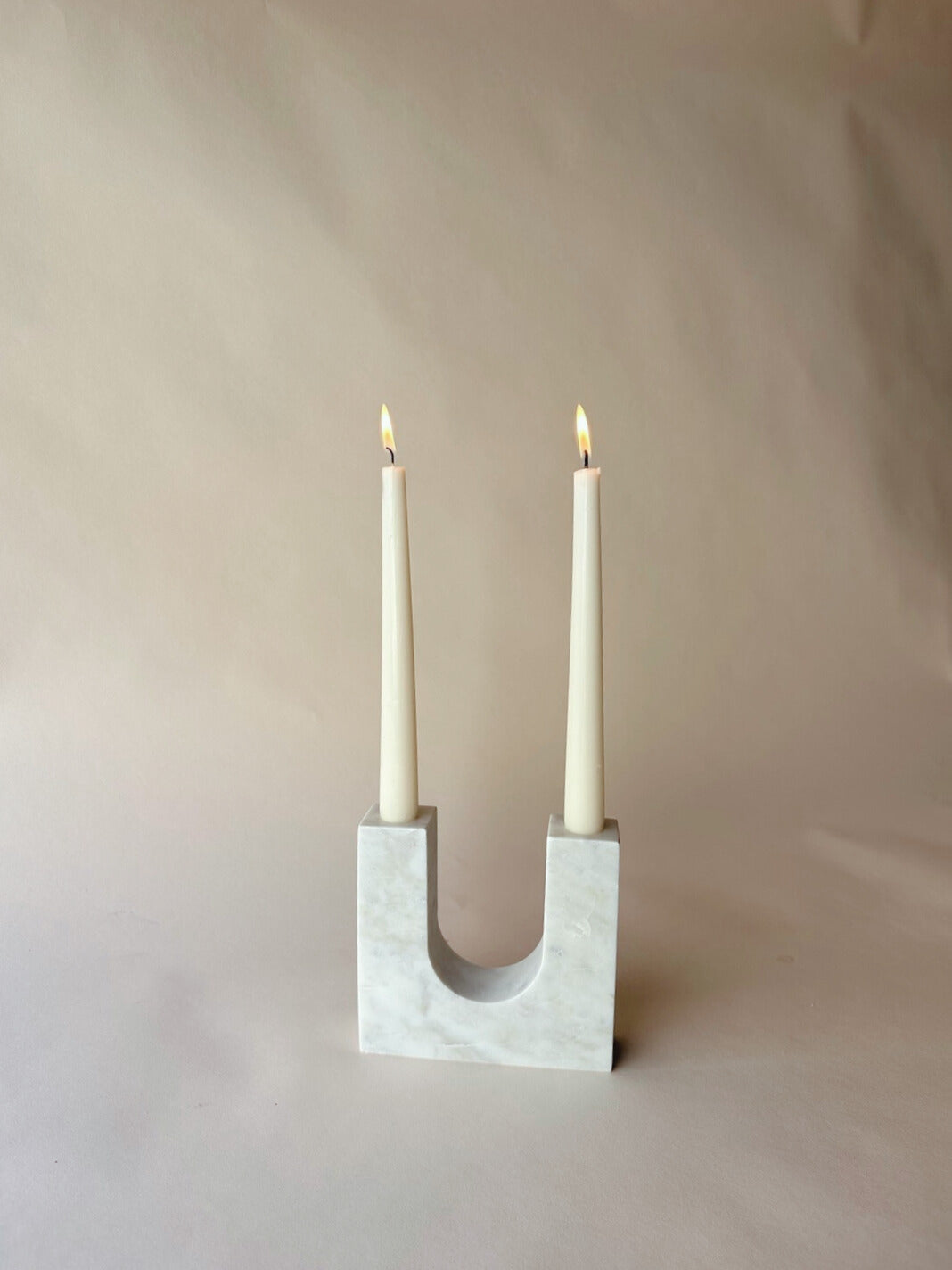 Marble candlesticks