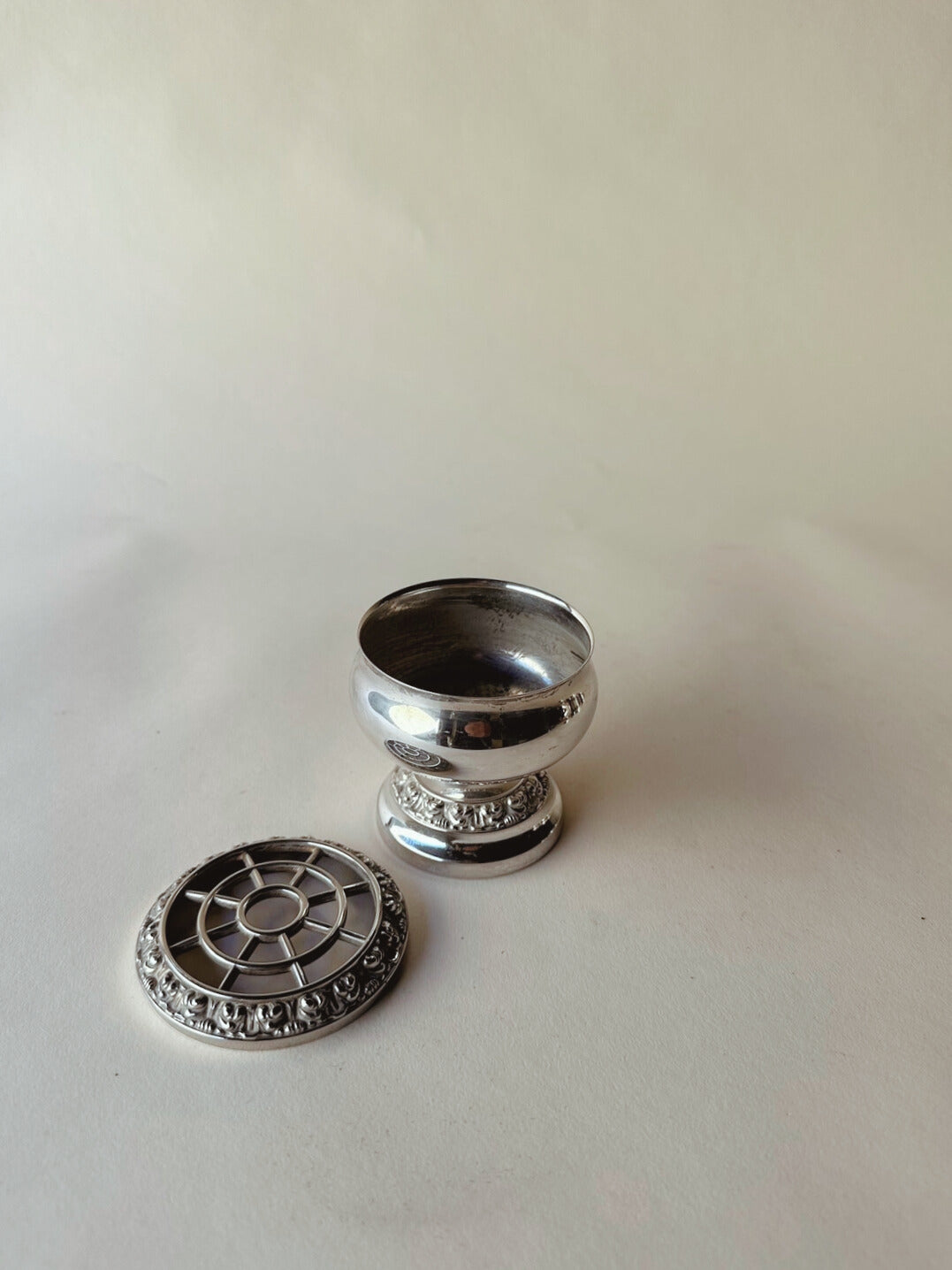 Silver plated rose bowls ~ mini