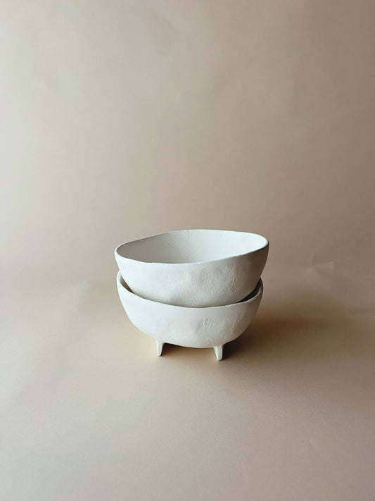 Ridge foot cream bowl