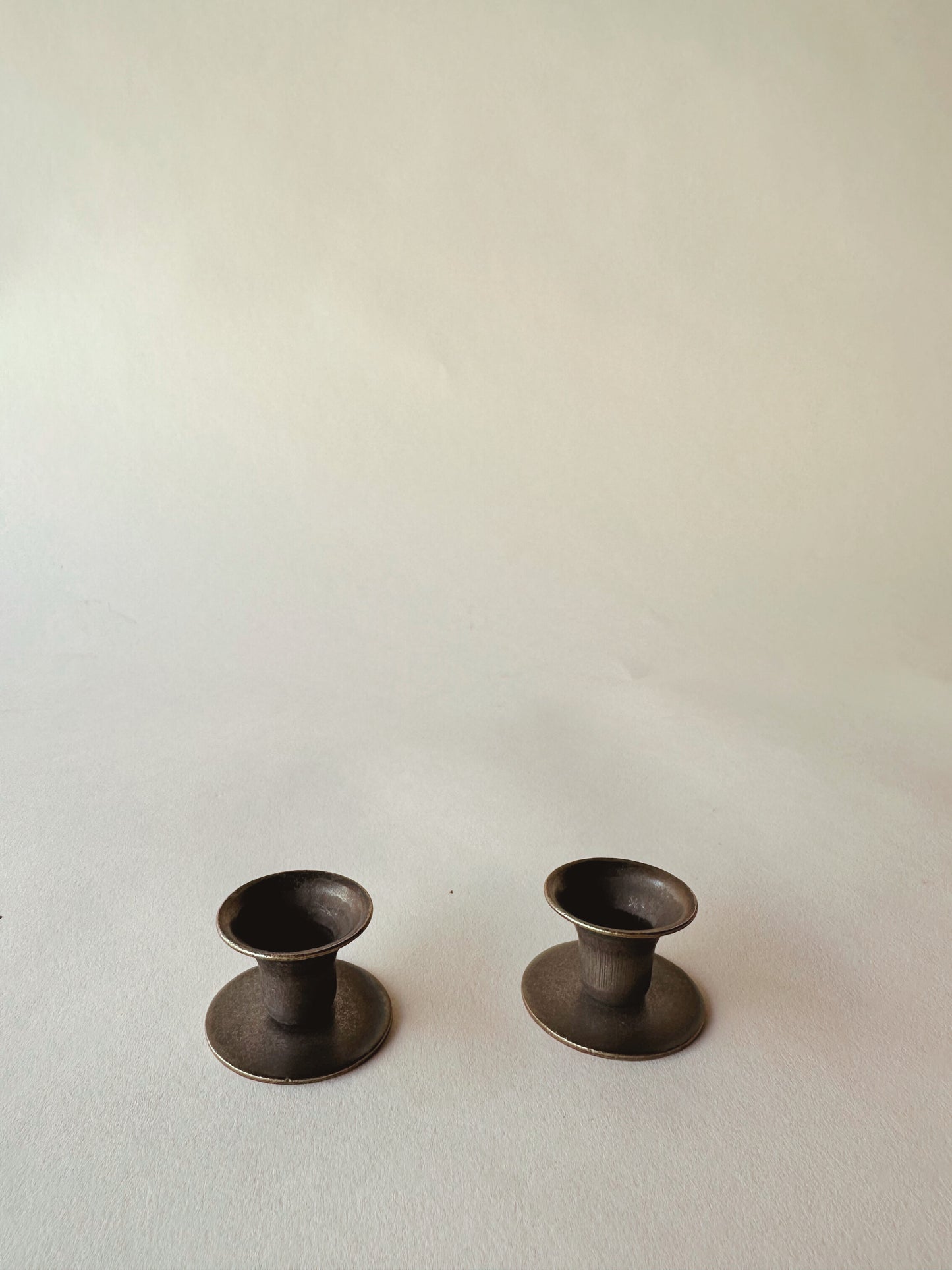 Rosetta candlesticks holders ~ mini