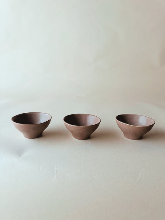 Clay pottery bowls