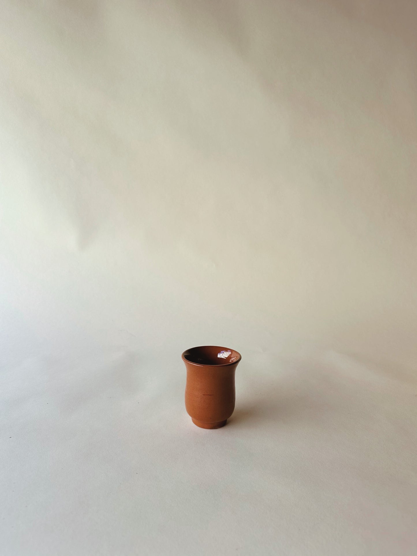 Terracotta glazed pots ~ small