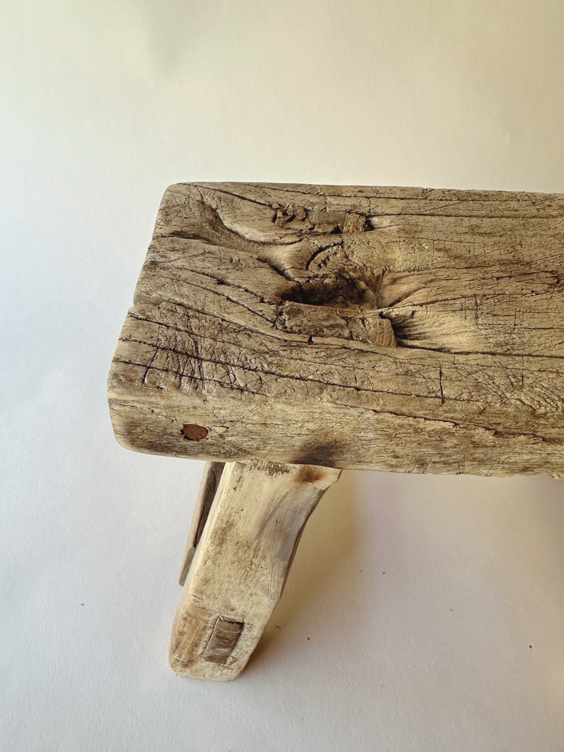 Vintage elm stools