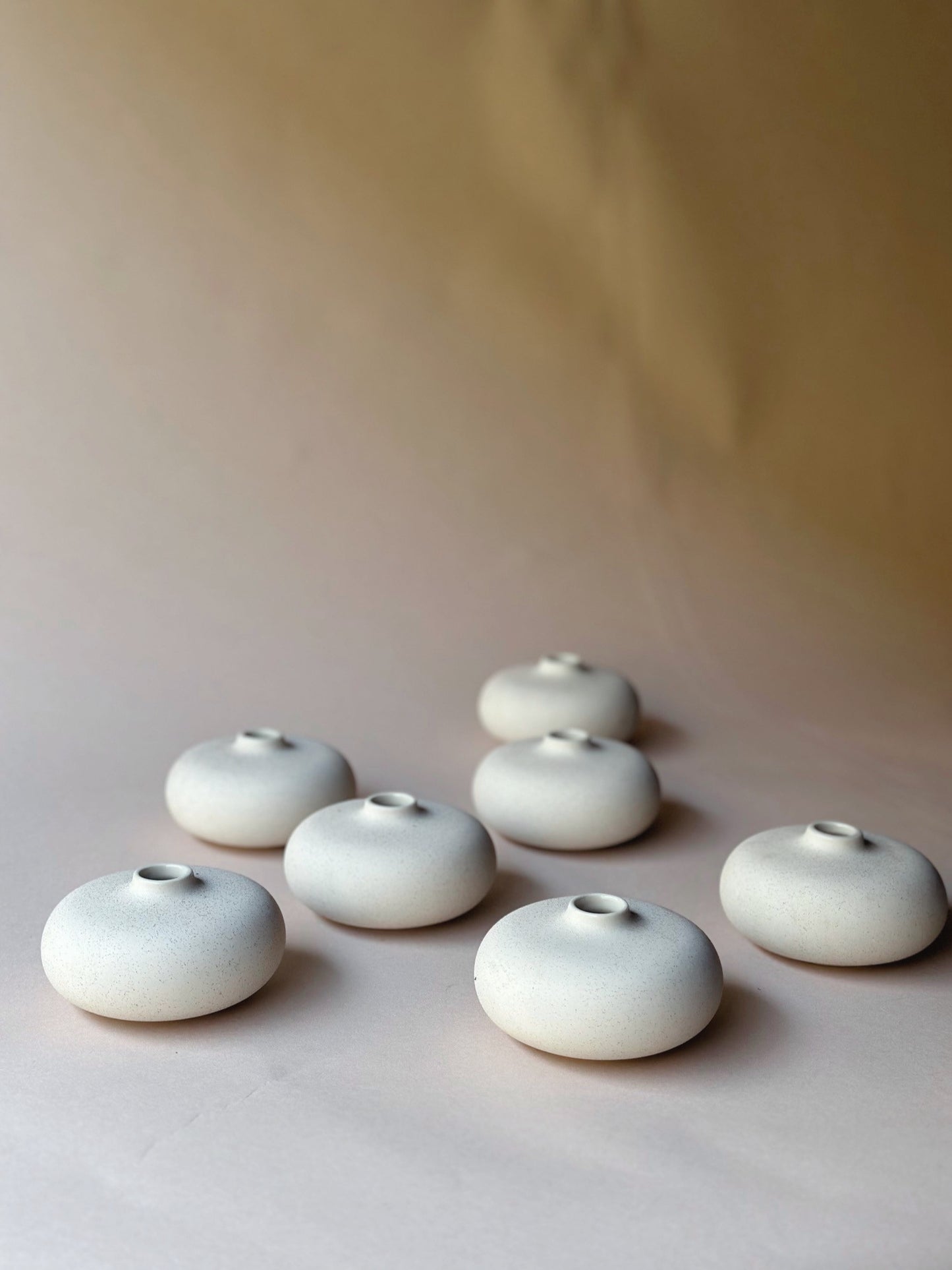 Squashed bob bud vases