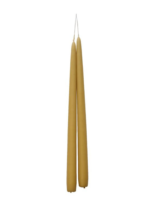 Curry taper dinner candles