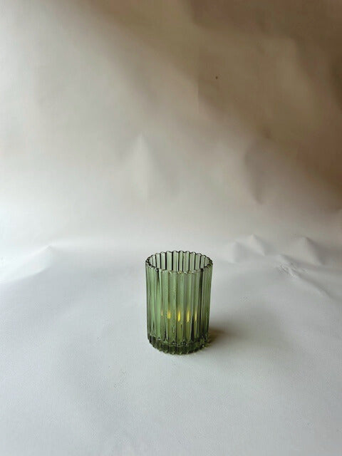 Ribbed pine tumblers