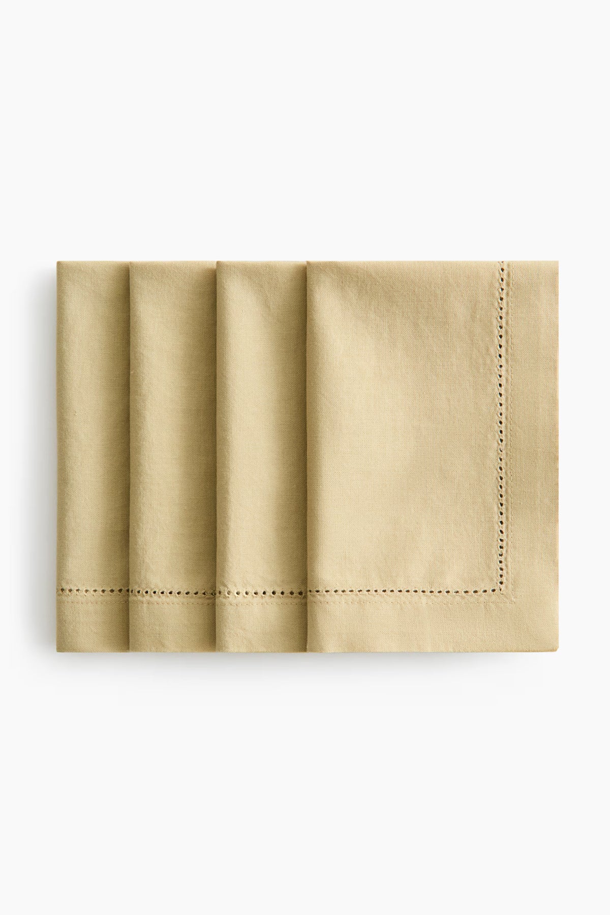 Pale yellow napkins