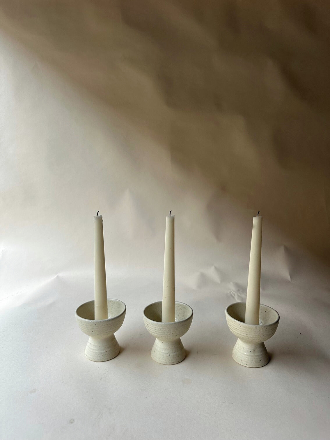 Pottery candle  bowl
