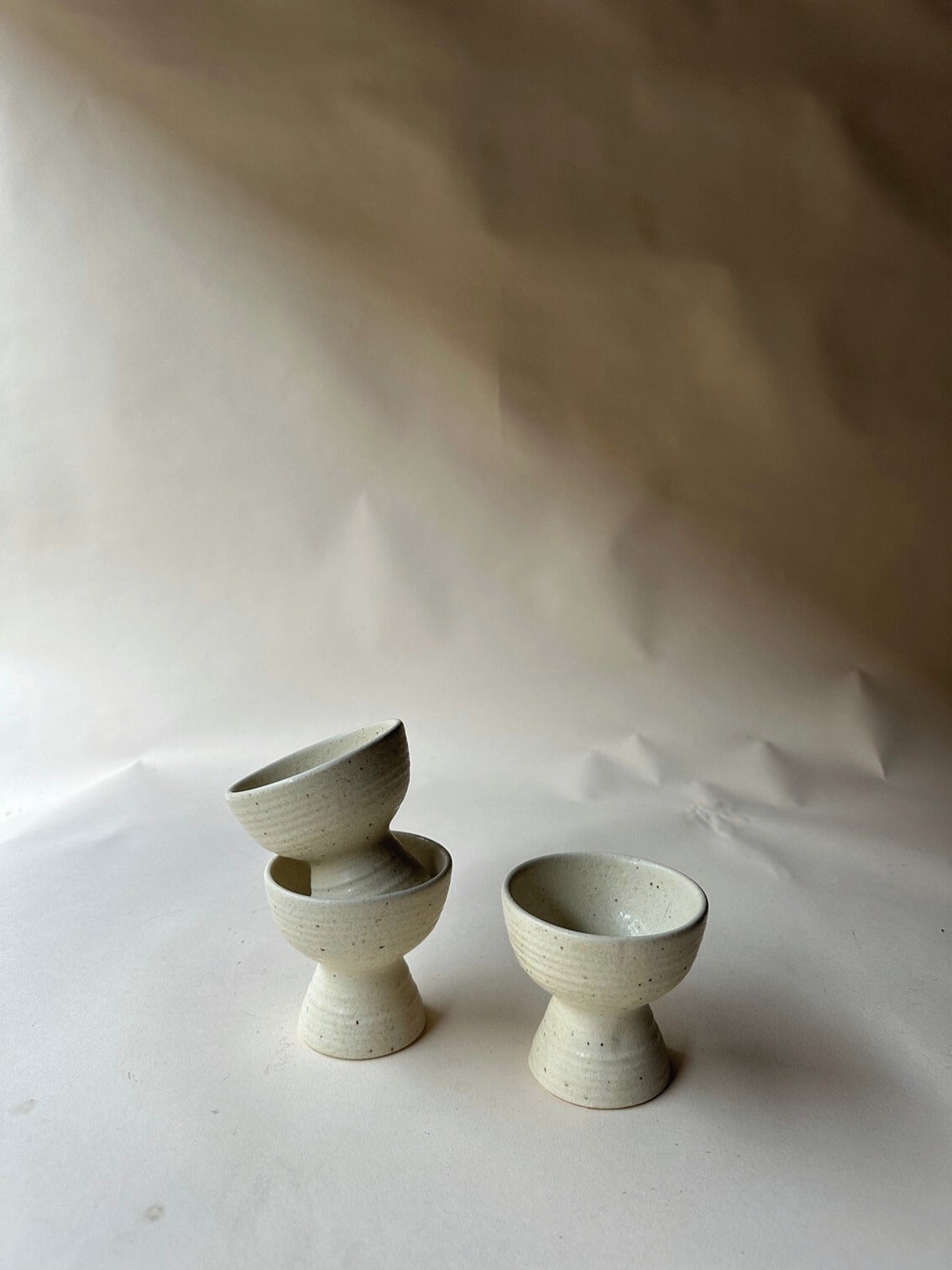 Pottery candle  bowl