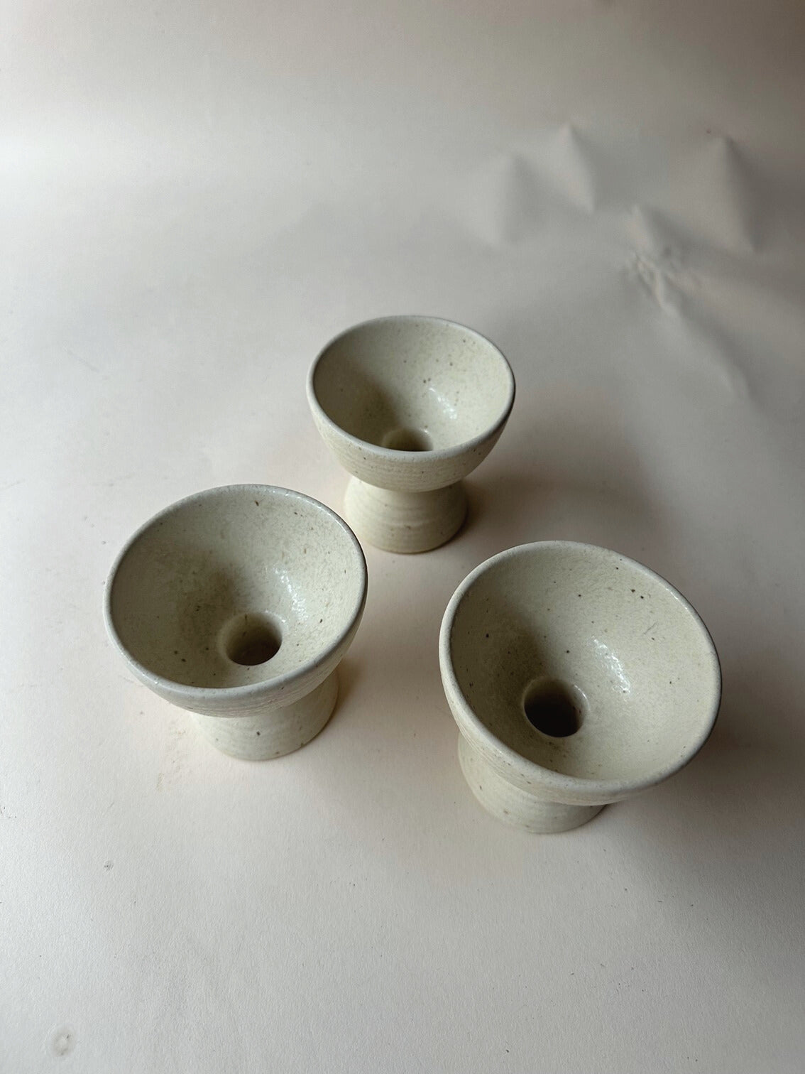 Pottery candle  bowl