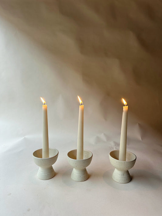 Pottery candle  bowl