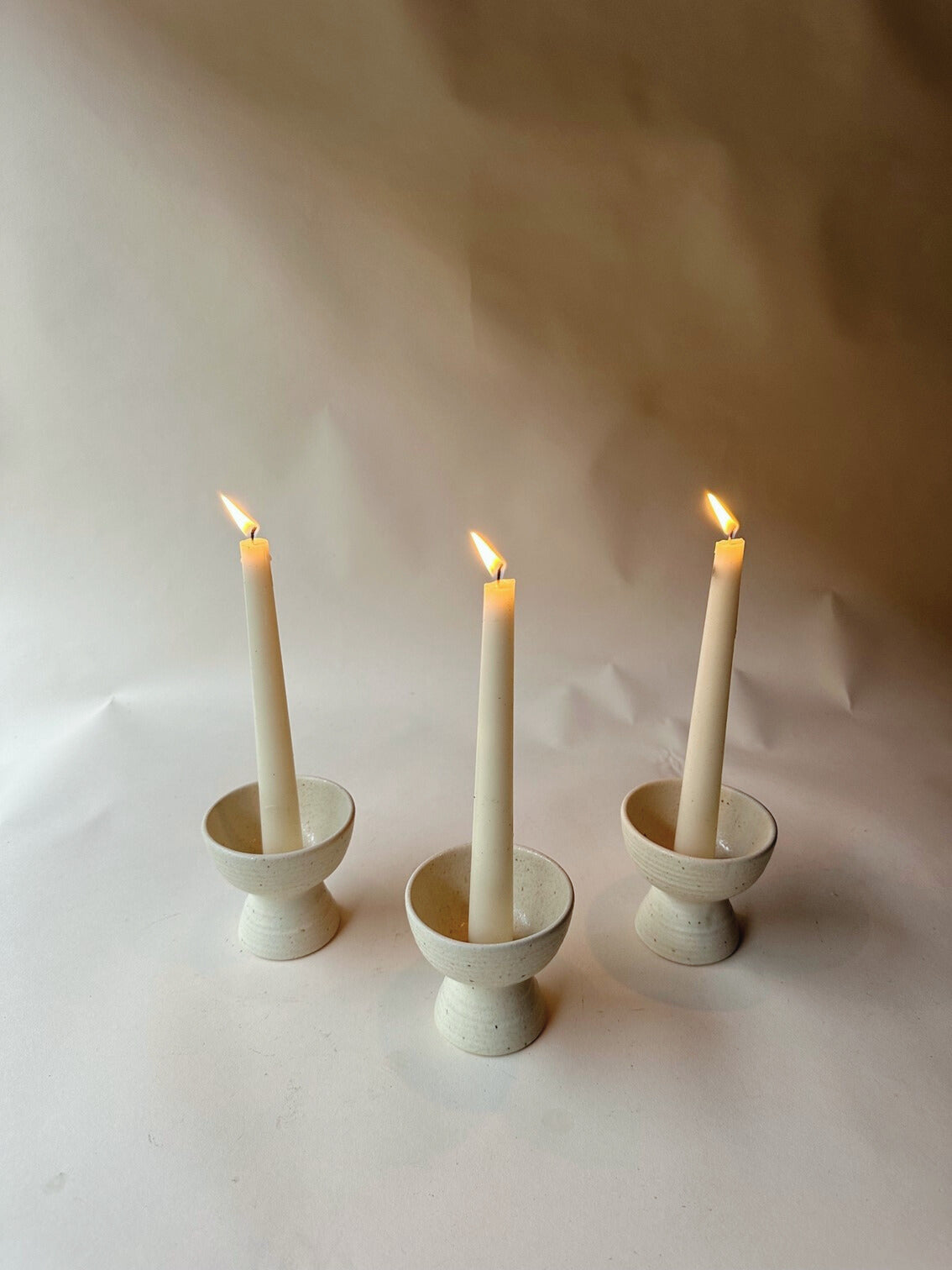 Pottery candle  bowl