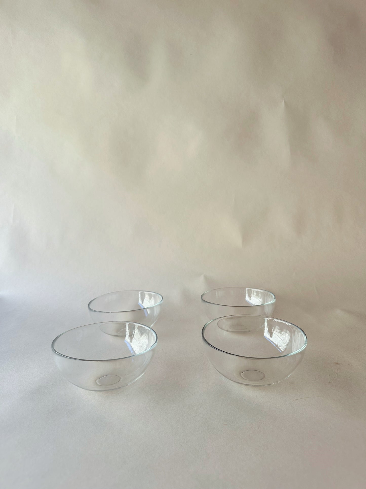 Small glass bowls