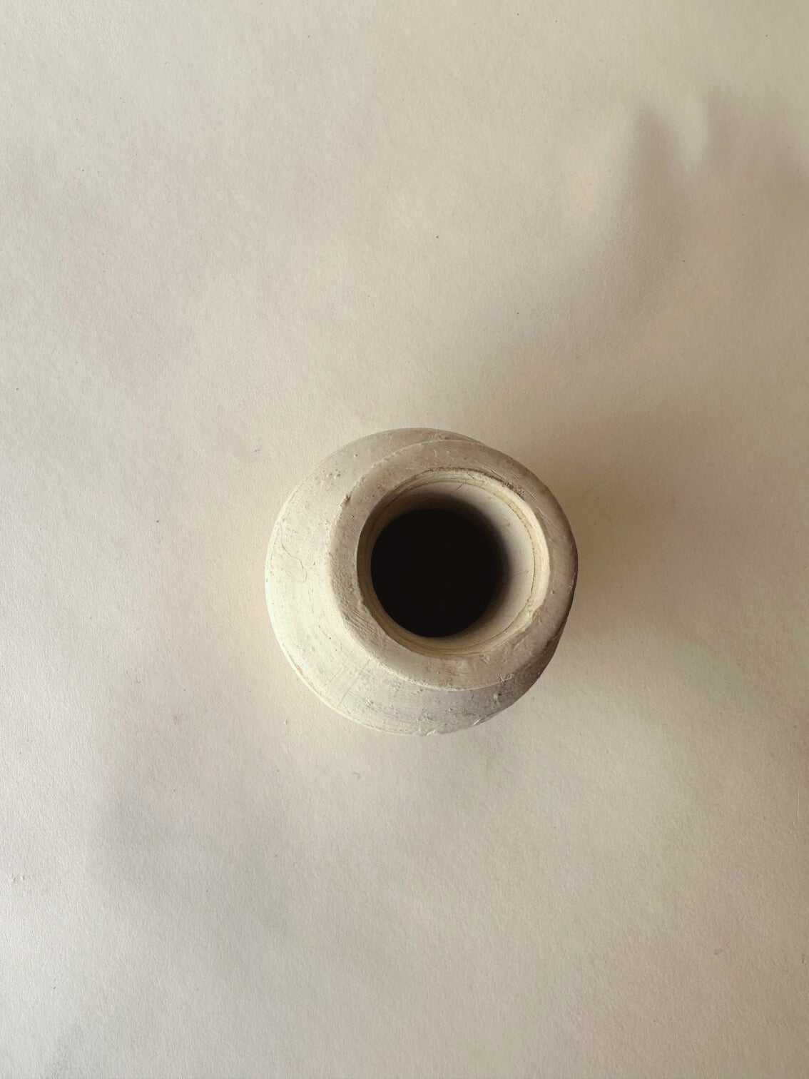White meadow pottery bud vases ~ medium